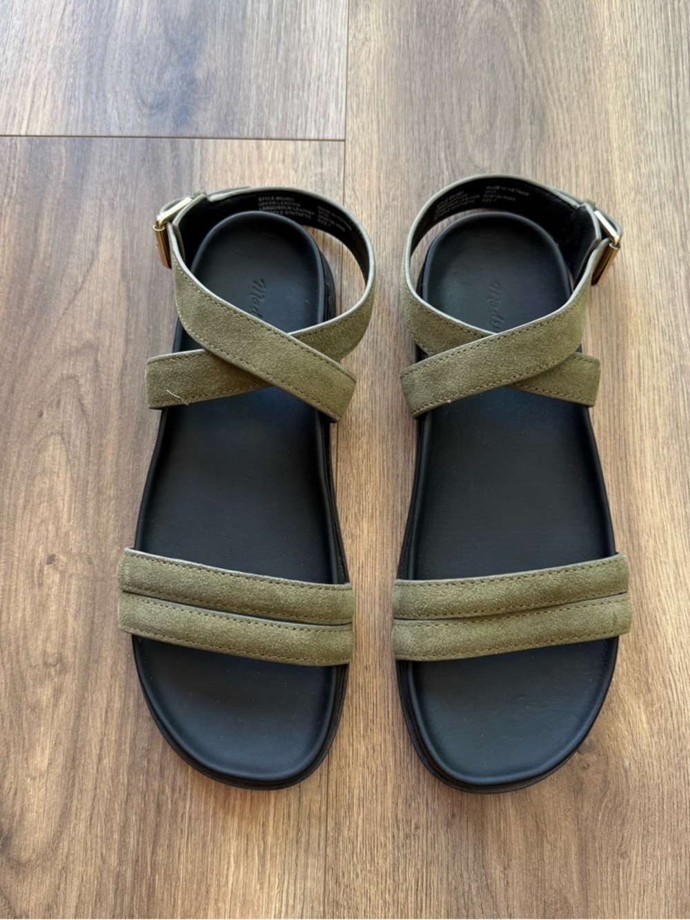 Madewell the Caro Ankle Wrap sandals